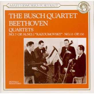 BEETHOVEN - Busch Quartet - Quatuor à cordes n°7 op.59-1 'Razoumovsky I'